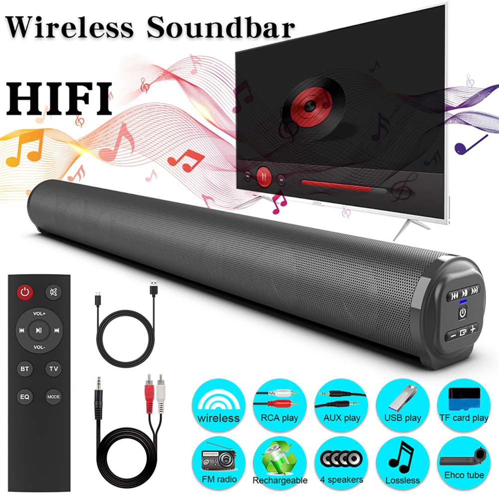 Home Cinema With Wireless Rear Speakers - Sound Bar TV Sound System Bluetooth