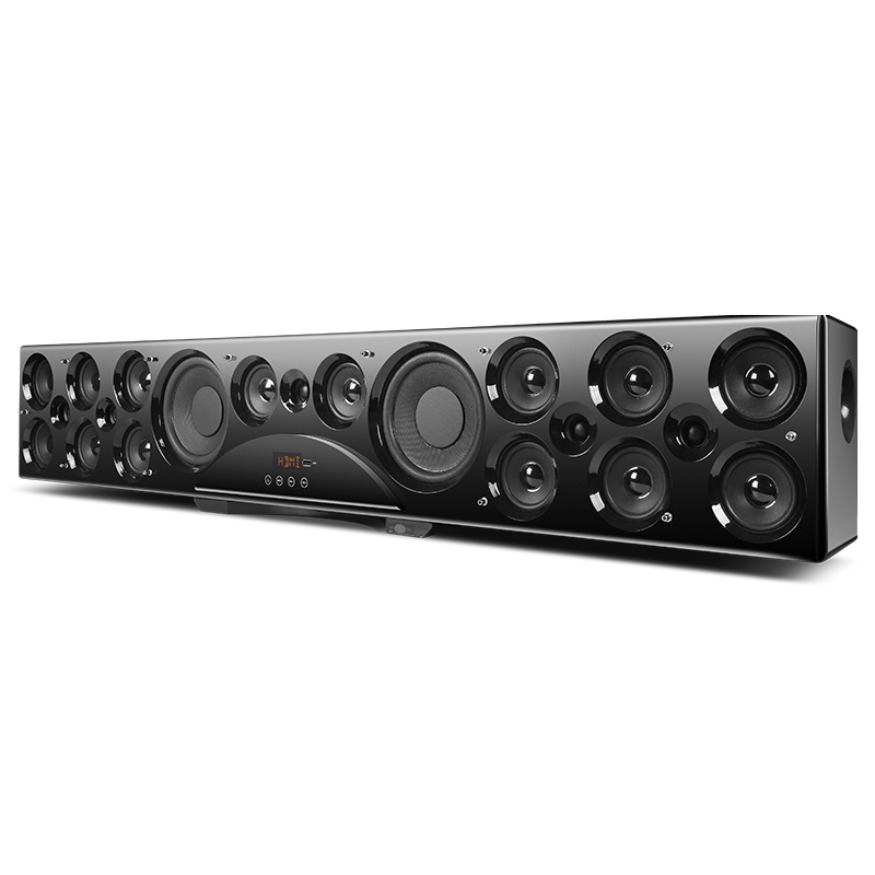 Home Cinema With Wireless Rear Speakers - 7.2ch Wooden Wireless Home Theater Surround