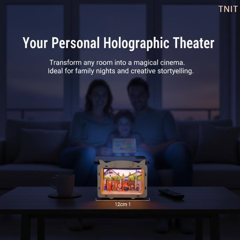 Home Cinema Diy - 1Set DIY Holographic Display 3D Hologram