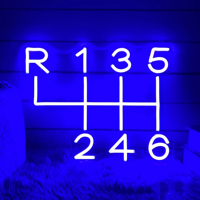 Home Cinema Logo - Car Gearbox Neon Sign Led Light
