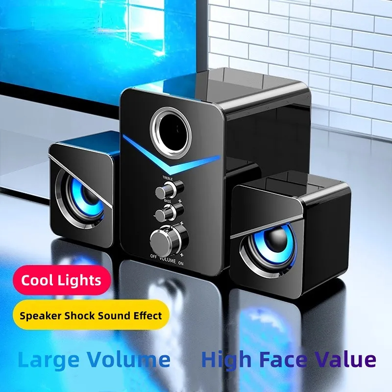 Home Cinema With Wireless Rear Speakers - Bluetooth Speaker Home Theater Sound Bass