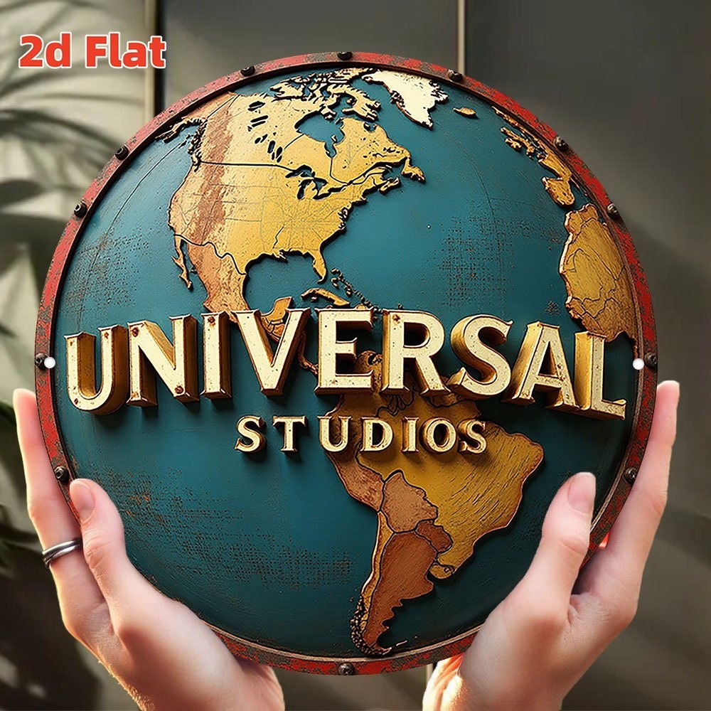 Home Cinema Logo - Vintage Hollywood Metal Wall Sign Studio