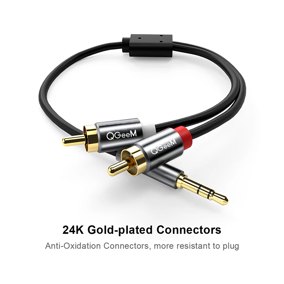 QGeeM RCA Cable 2RCA to 3.5 Au - Home Cinema Marantz review and price