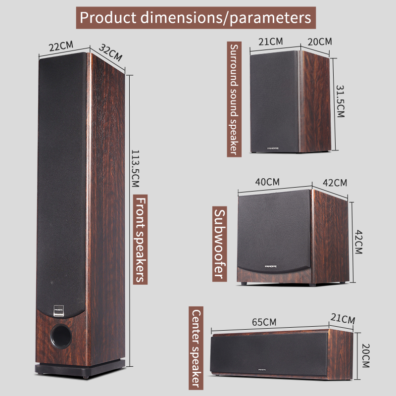 7.1  Floor-standing Home Theat - Home Cinema With Wireless Rear Speakers review and price
