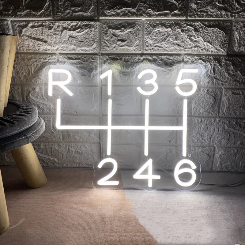 Car Gearbox Neon Sign Led Ligh - Home Cinema Logo review and price