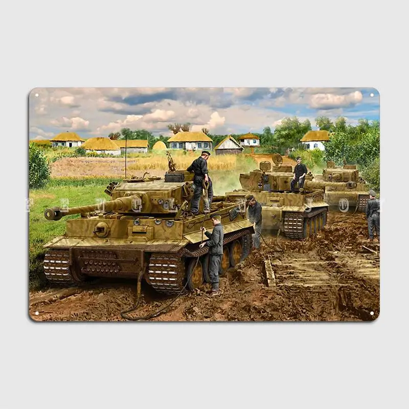 Panzer Tiger Stop Metal Plaque - Home Cinema Logo review and price