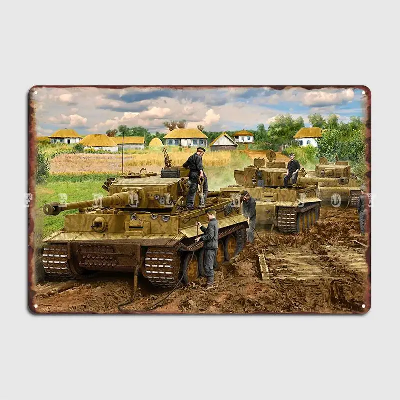 Panzer Tiger Stop Metal Plaque - Home Cinema Logo review and price