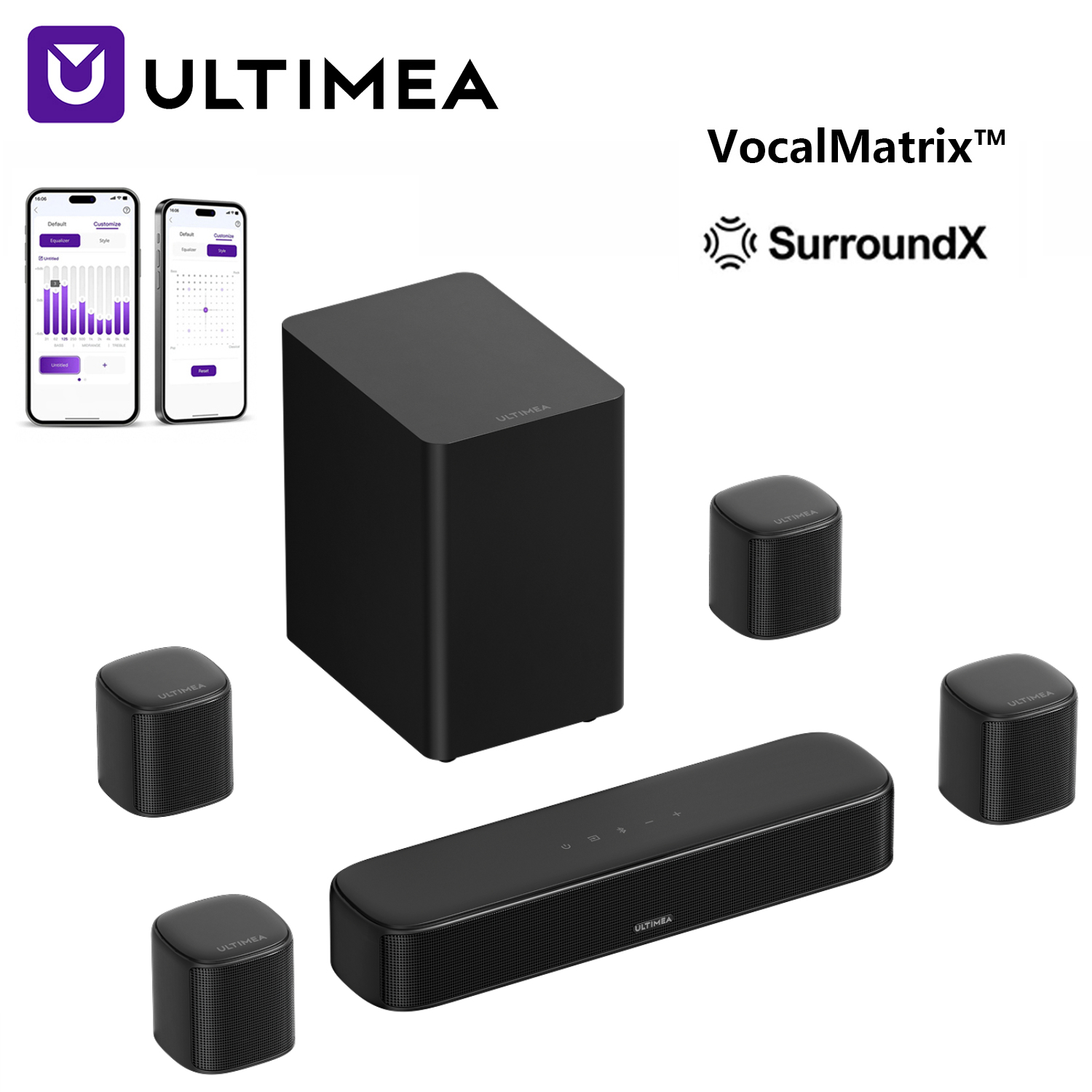 ULTIMEA Aura S4T 7.1CH Soundba - Home Cinema With Wireless Rear Speakers review and price