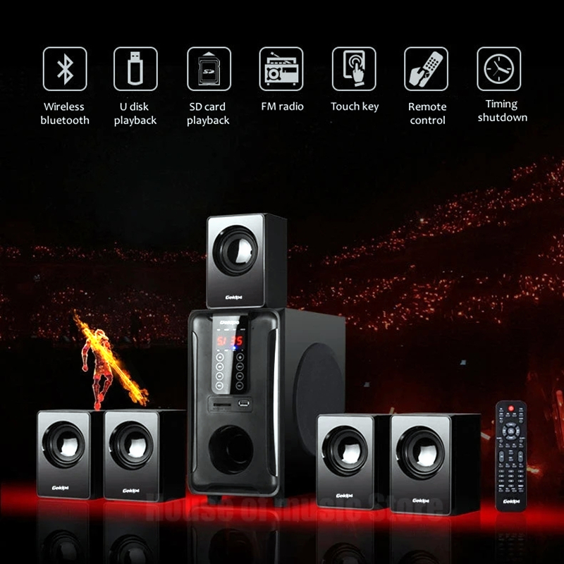 5.1 Floor-Standing Multimedia  - Home Cinema With Wireless Rear Speakers review and price