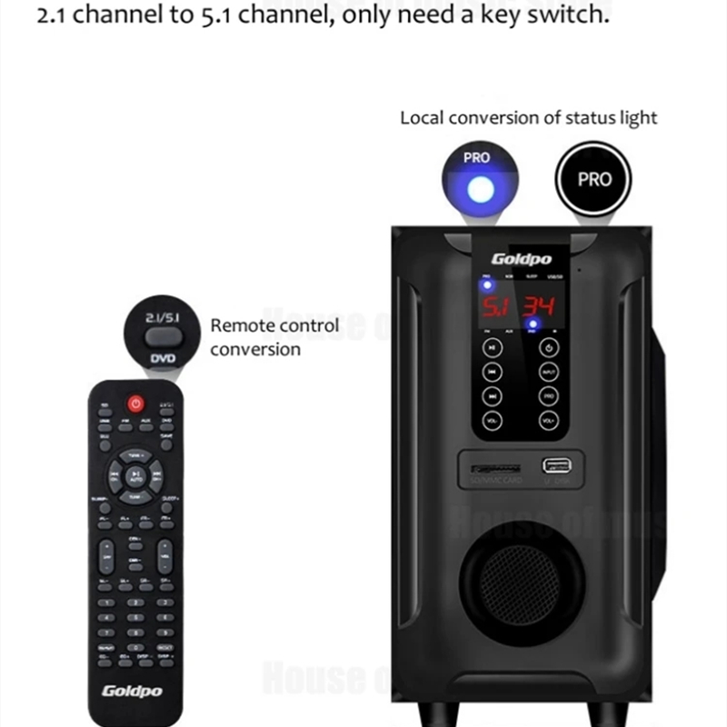 5.1 Floor-Standing Multimedia  - Home Cinema With Wireless Rear Speakers review and price