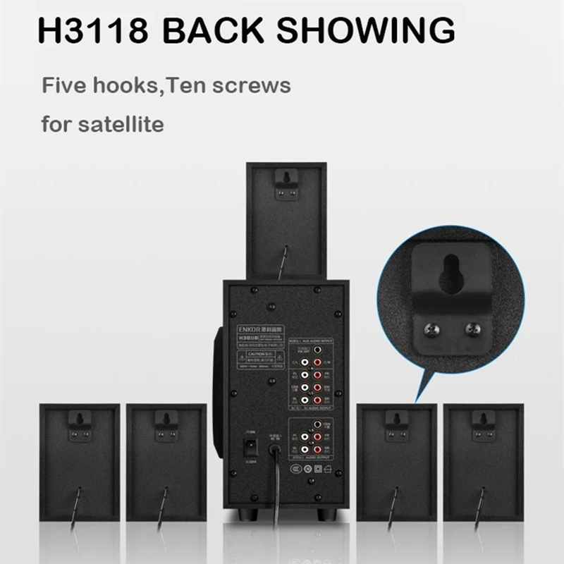5.1 Floor-Standing Multimedia  - Home Cinema With Wireless Rear Speakers review and price