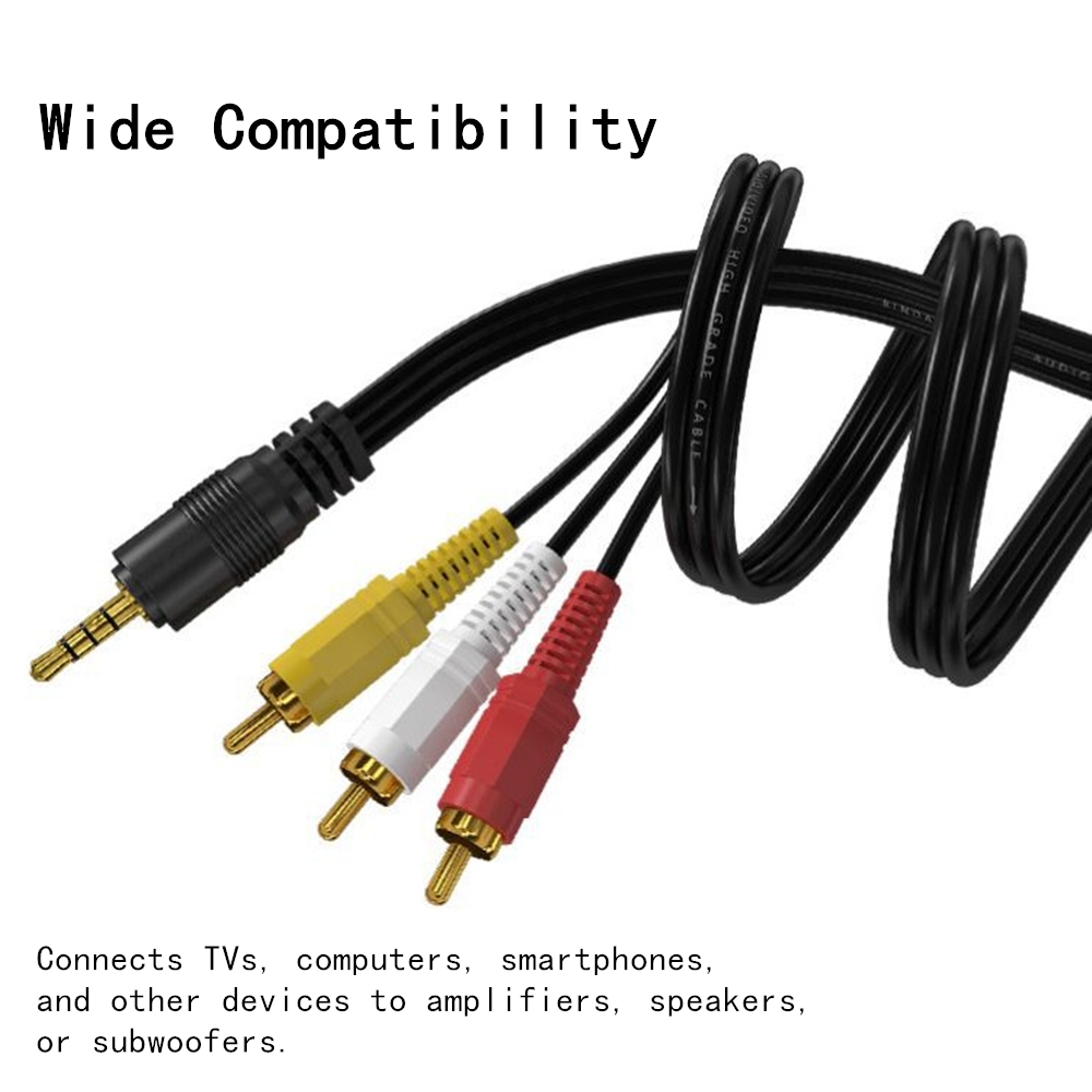 3.5mm to 3 RCA Audio Video Cab - Home Cinema Marantz review and price