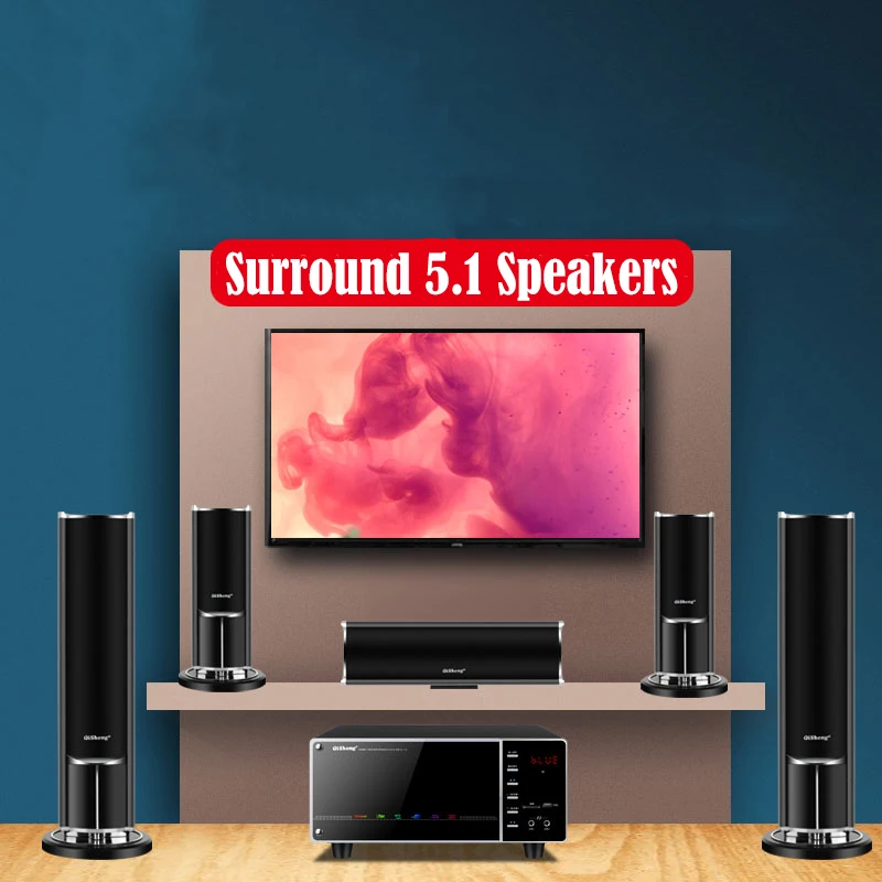 1000W high-power  caixa de som - Home Cinema With Wireless Rear Speakers review and price