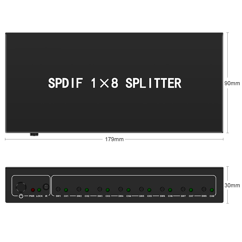 Optical Audio Splitter,1 in 8  - Home Cinema Marantz review and price