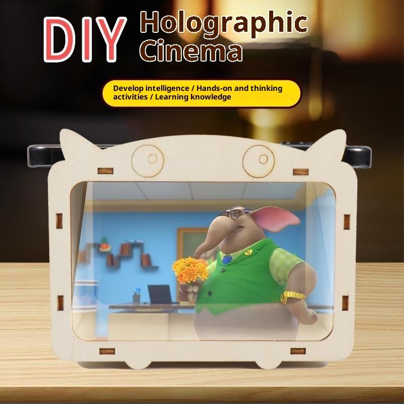 1Set 3D Hologram Projector DIY - Home Cinema Diy review and price