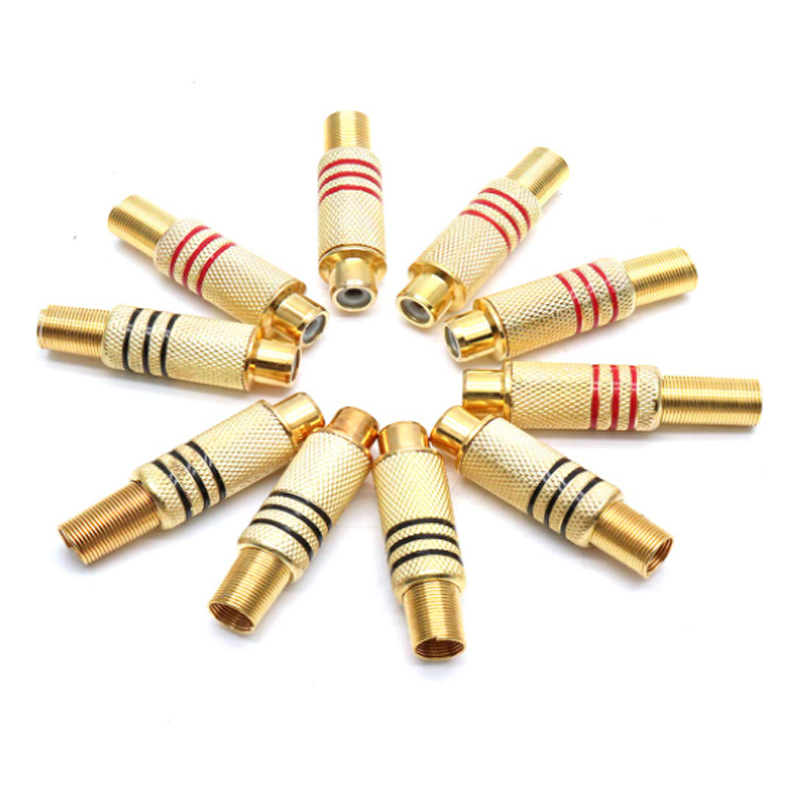 4PCS RCA Plug Gold Plated Sold - Home Cinema Marantz review and price