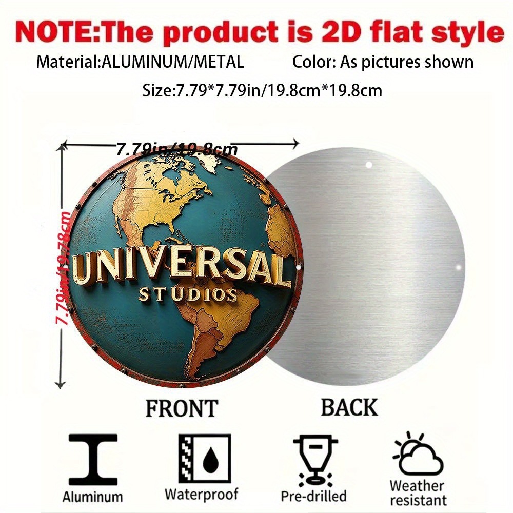 Vintage Hollywood Metal Wall S - Home Cinema Logo review and price